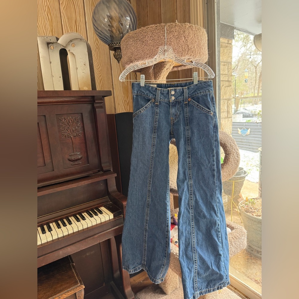 Levi's Dark Blue Flare Jeans